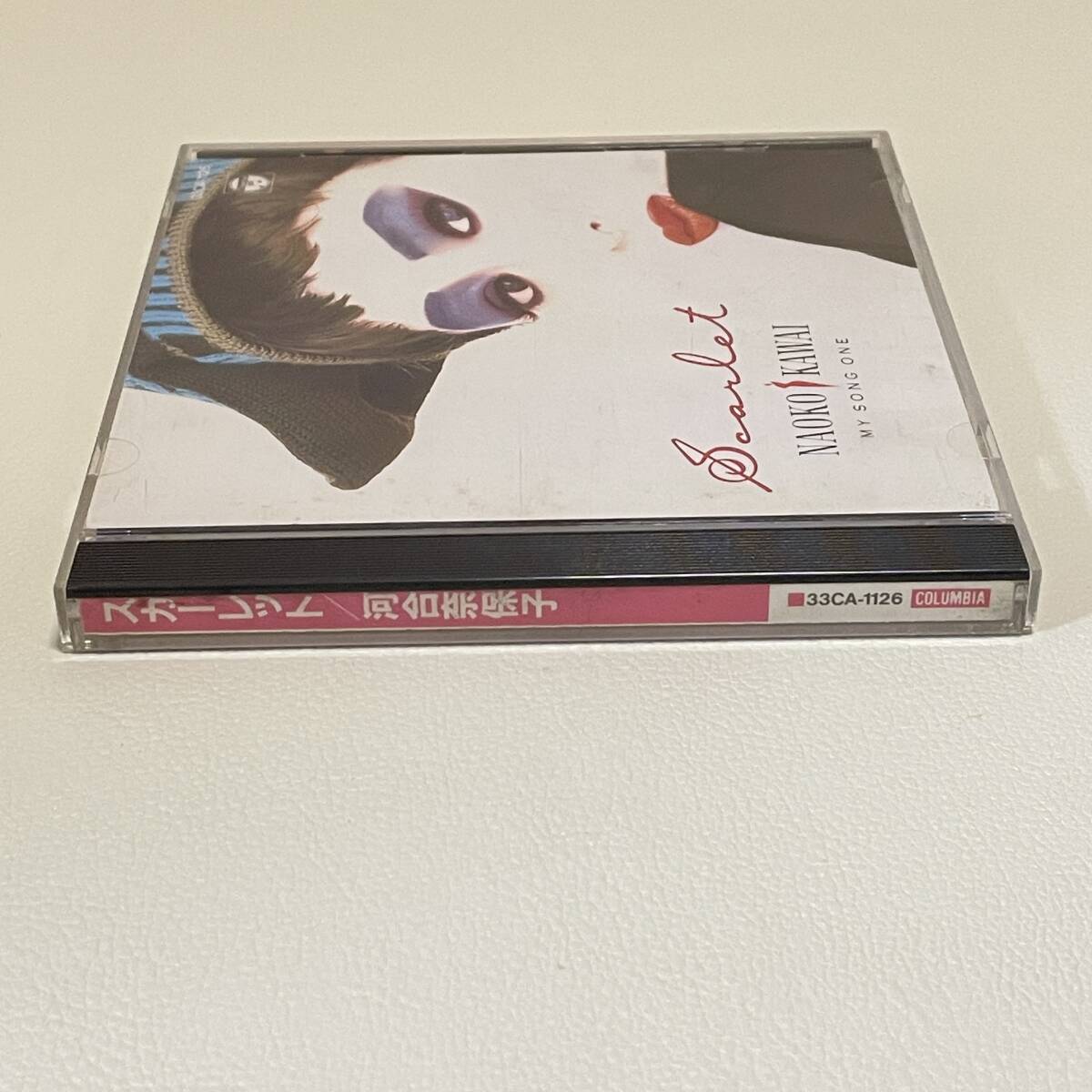 BB241【CD】河合奈保子 スカーレット SCARLET 86年盤 CDアルバム 10曲 ♪スイート・ロンリネス/ヘミングウェイのダンスホール/緋の少女の画像2