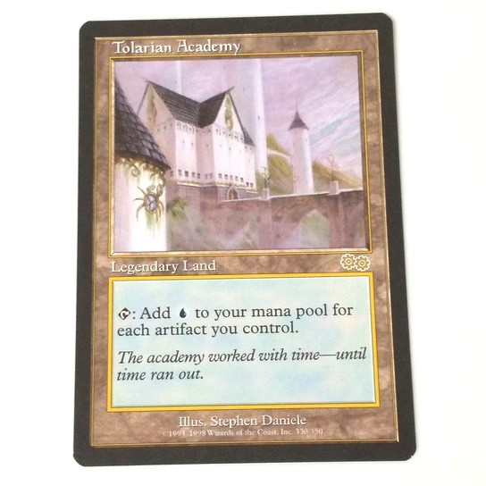 MTG　Tolarian Academy　1枚　USG　英語　トレイリアのアカデミー_画像1