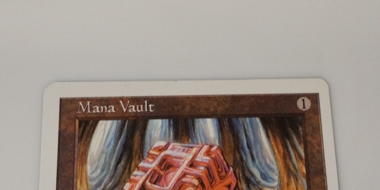 MTG　Mana Vault　1枚　5ED　英語　魔力の櫃_画像2