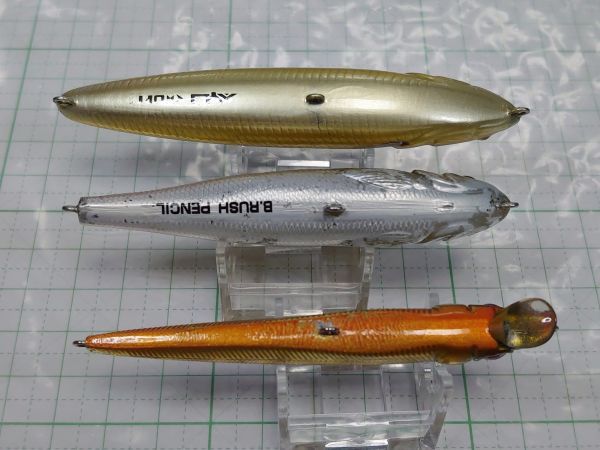 N2339) アユチュピ バイトラッシュ ペンシル 詳細不明ミノー Bラッシュ B.RUSH PENCIL ティファ ティムコ ペンシルベイトの画像5