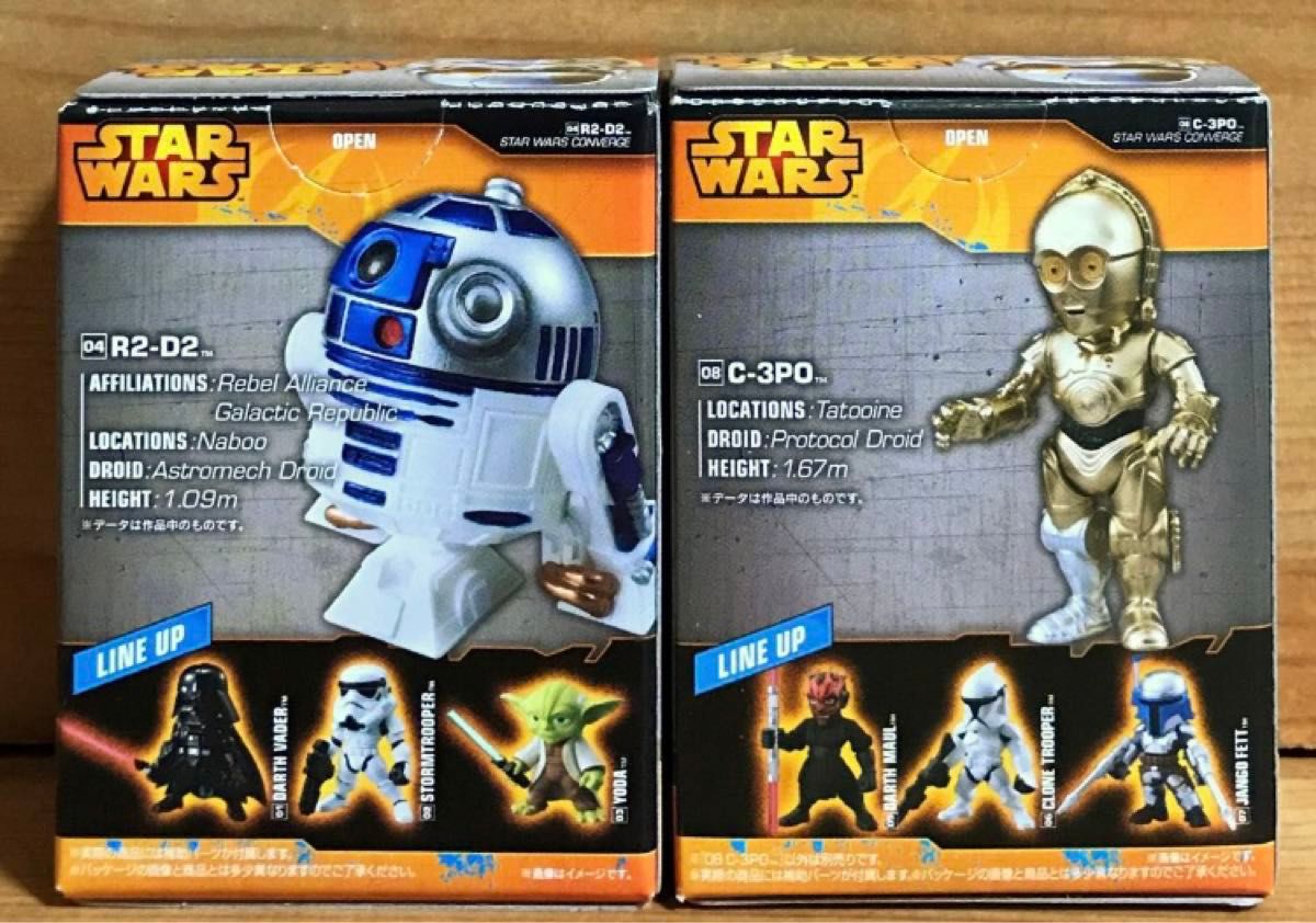 【新品未開封】　スター・ウォーズコンバージ　C-3PO ＆ R2-D2