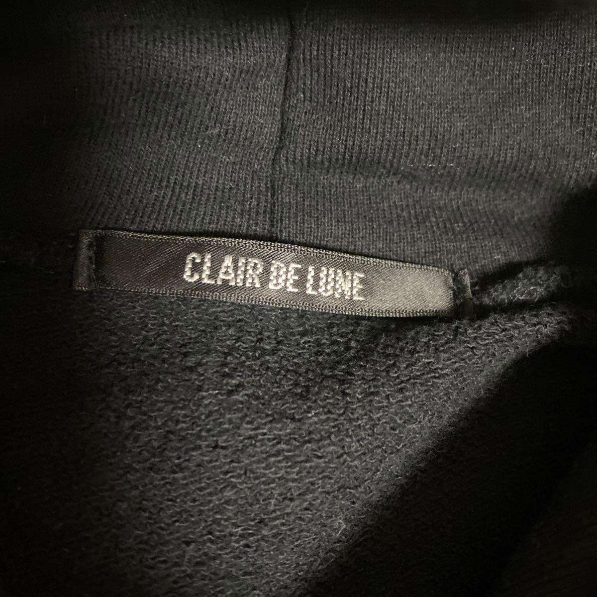 CLAIRDELUNE クレルナ CDL 登坂広臣 OMI パーカー 黒 Sサイズ CLAIRDELUNE クレルナ CDL 登坂広臣 OMI パーカー 黒 Sサイズ