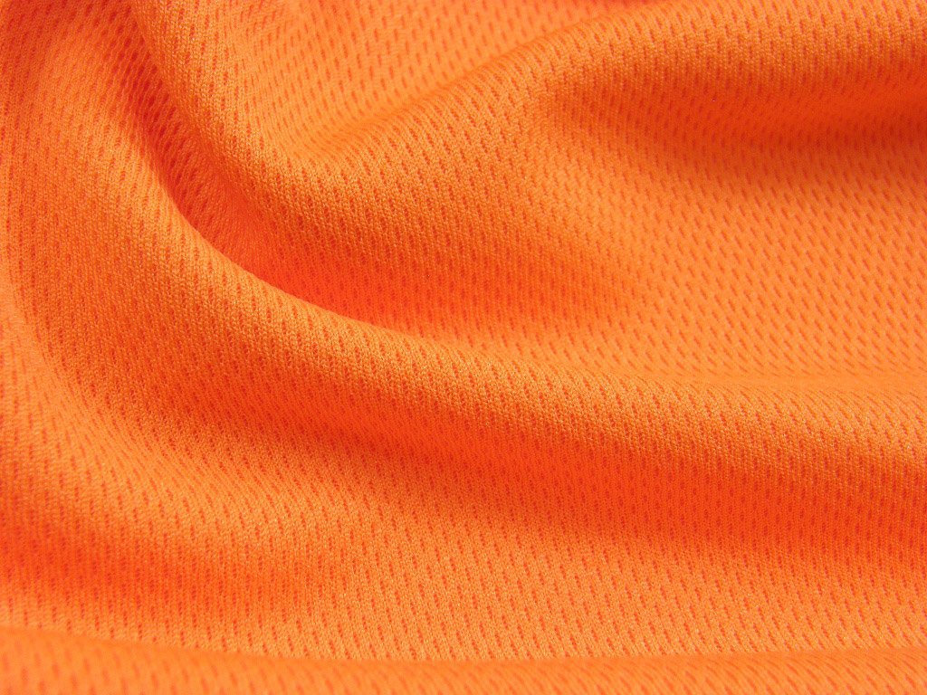 新品 【TANGRAM / タングラム】吸水速乾 UVカット 長袖 ポロシャツ M オレンジ ストレッチ ★353297