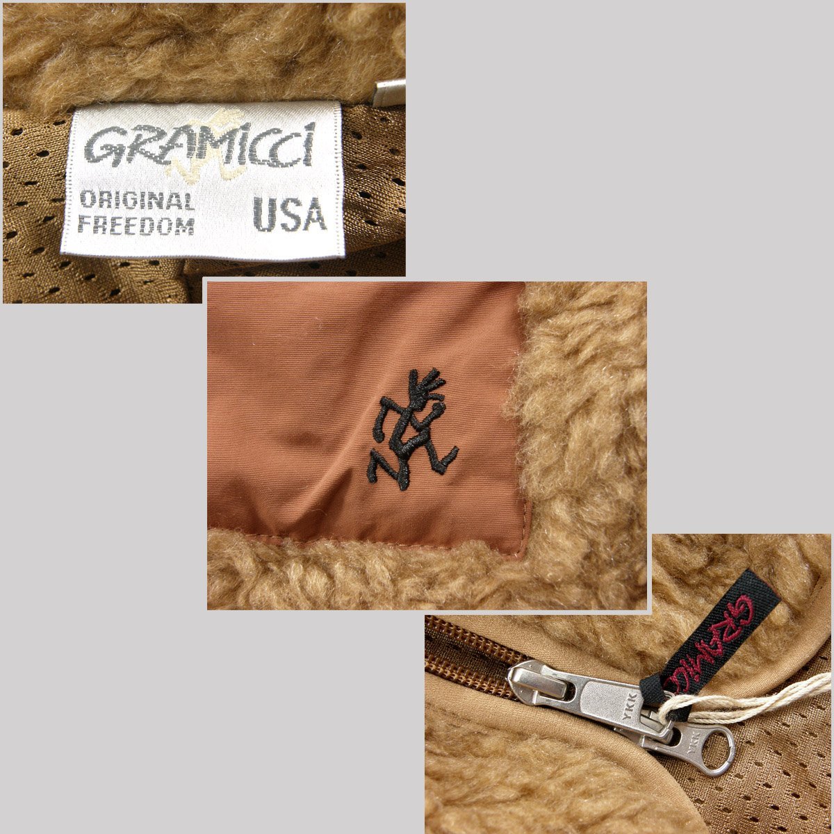 新品 別注 GRAMICCI × FREAK'S STORE 【フリース ボア】 Wジップ アウター 秋冬 ★332829 グラミチ フリークスストア_画像10