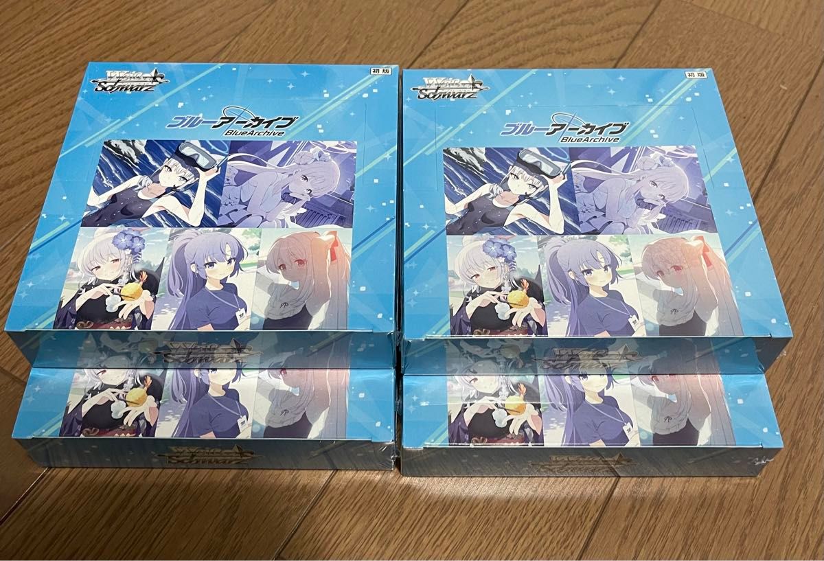 定価以下！！【新品未開封】ヴァイスシュヴァルツ ブルーアーカイブ シュリンク付き 4BOX