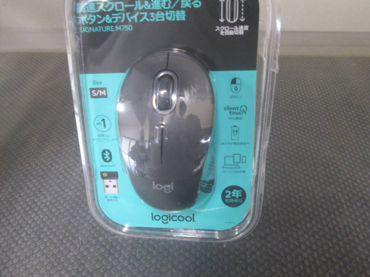 Logicool Signature ワイヤレスマウス Bluetooth レギュラー グラファイト M550_画像1