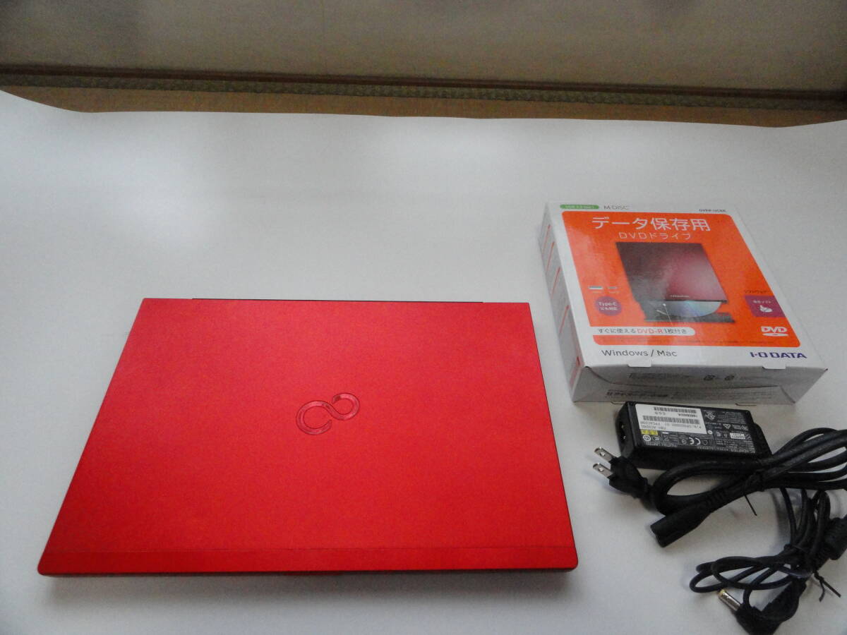☆☆お奨め綺麗な 富士通Lifebook U75/B3 Corei5 SSD Win11 レッドかわいい綺麗な美品な中古品 富士通 ☆☆_画像7