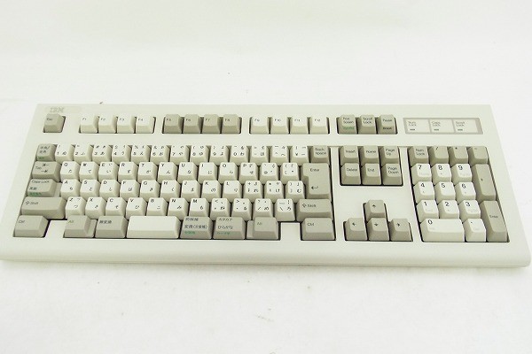 Y013-J12-2860 IBM パーソナルシステム/55 5576-A01型 キーボード 現状品⑧＠_画像2