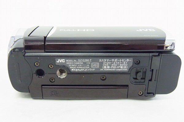 Z017-J9C-263 JVC GZ-E280-T デジタルビデオカメラ 現状品⑧_画像5