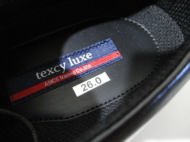 新品■ 安い！　即決　アシックス　革靴　Uチップ　レザーシューズ　ビジネスシューズ　黒　26cm　asics texcy luxe　テクシーリュクス_画像5