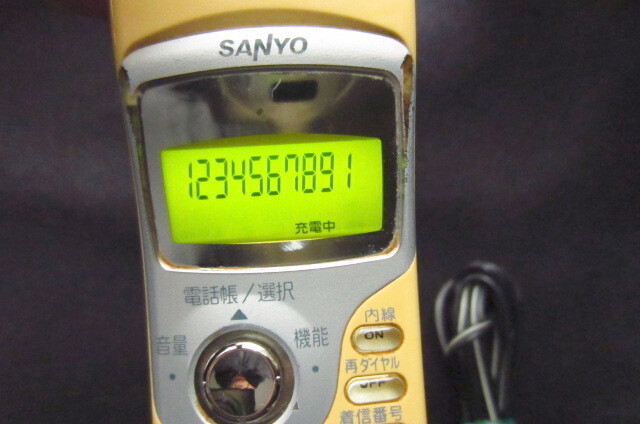 中古品 SANYO サンヨー子機TEL-SK1の画像3