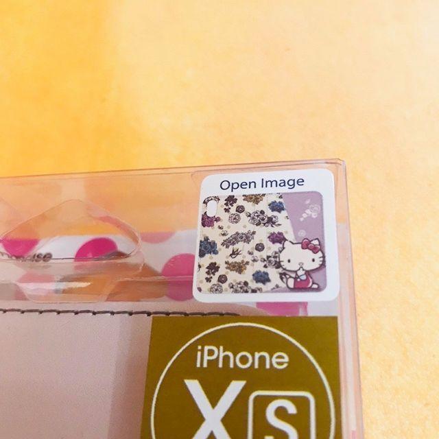 ★外箱痛みアリ★訳あり価格★ iPhone XS／iPhone X 共通 サンリオ キティ 手帳型 スマホケース SAN763KTB _画像2