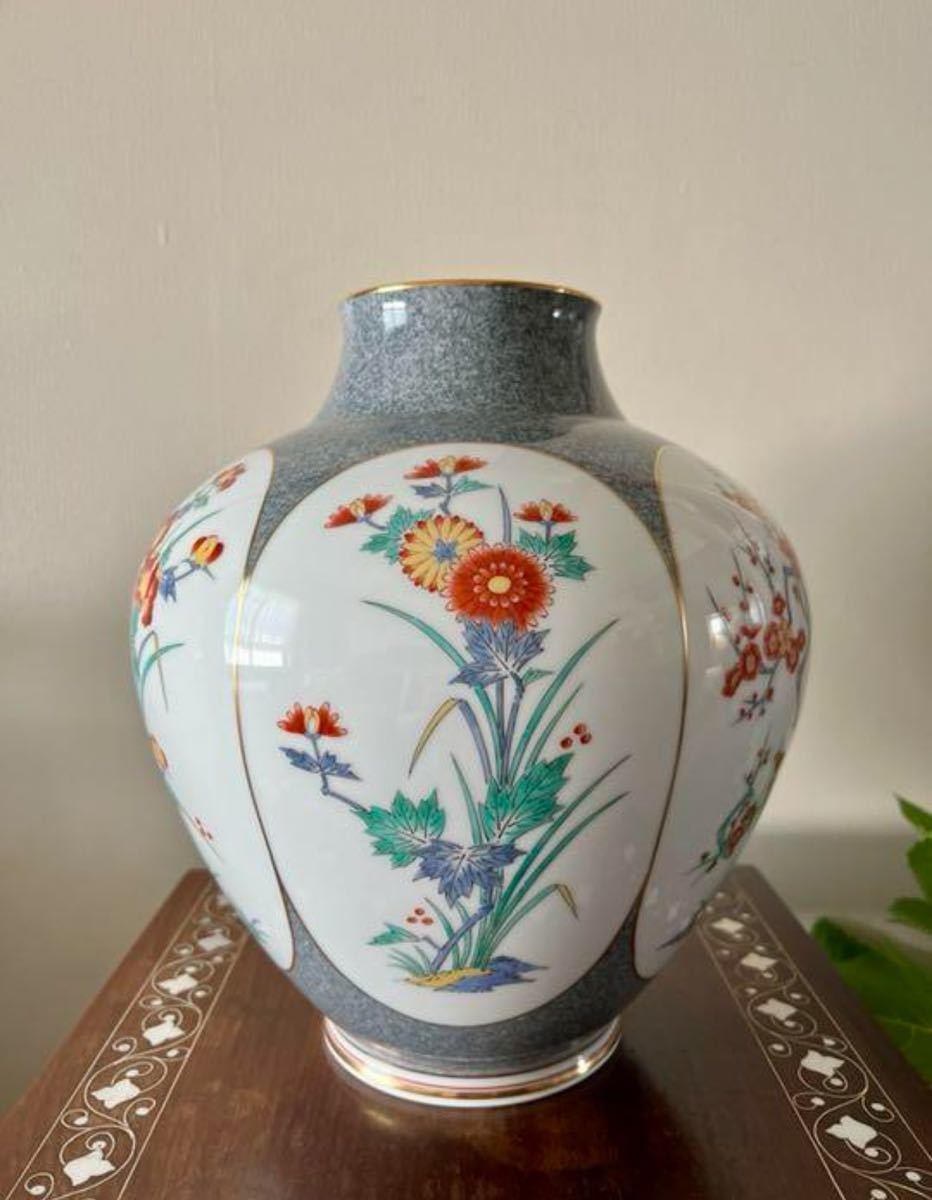 ☆ 名品! オールド 香蘭社 鍋島写 桜模様 飾り皿(合わせ箱)A ☆ 名品! オールド 香蘭社 鍋島写 桜模様 飾り皿(合わせ箱)A