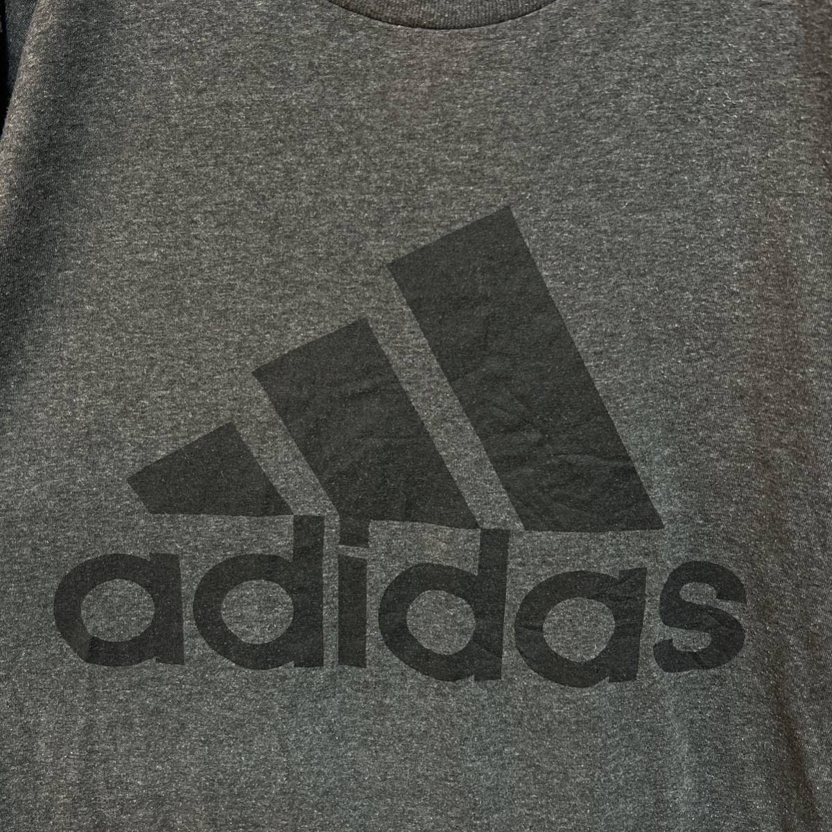 adidasアディダス　半袖Tシャツ ビッグロゴプリント サイズM_画像2