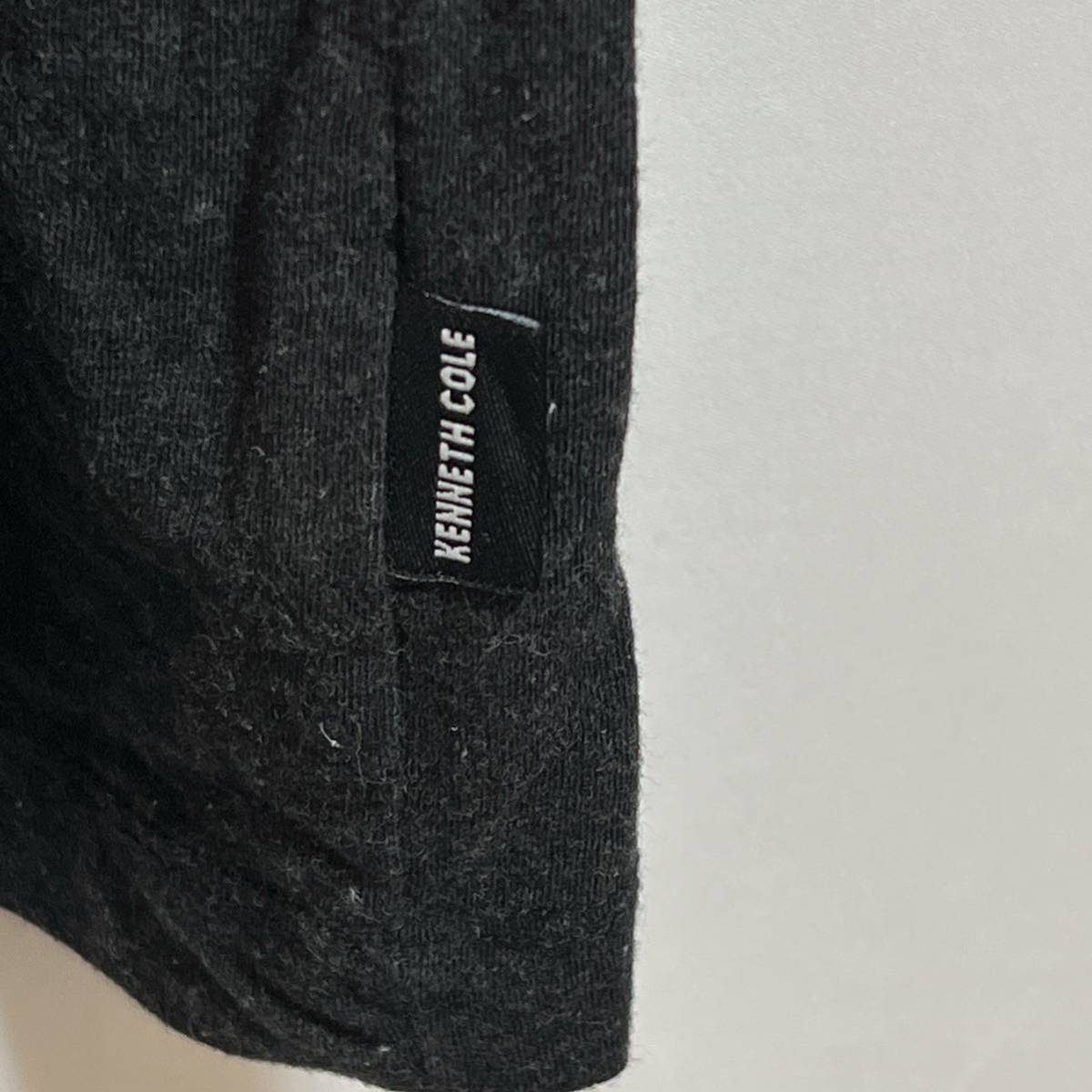 KENNETH COLE ケネス コール Vネック 半袖Tシャツ シンプル無地　ワンポイントロゴ　サイズM_画像2