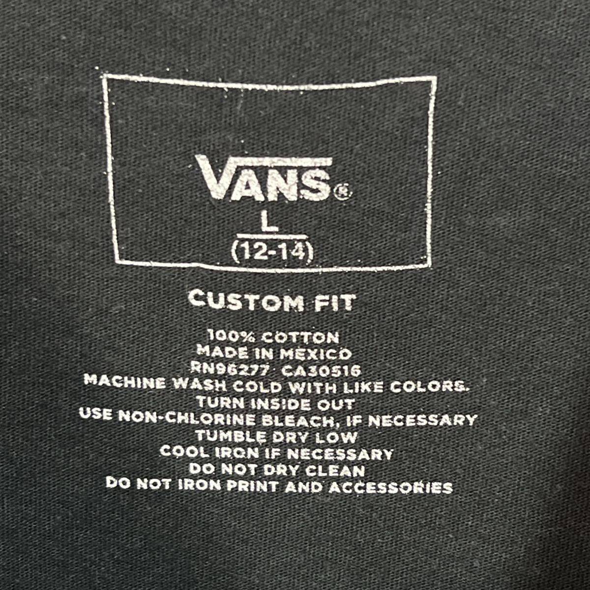 VANS ヴァンズ　半袖Tシャツ ビッグロゴプリント　レディース　　サイズＬ_画像3