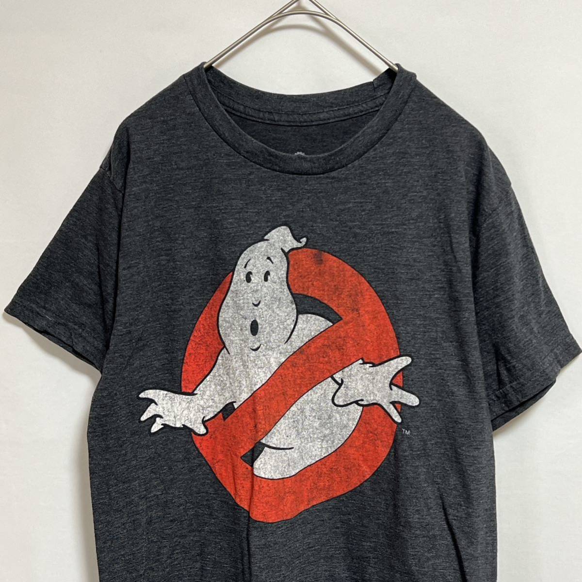 ゴーストバスターズ（Ghostbusters）　半袖Tシャツ ビッグロゴプリント　レディース　サイズＬ_画像1