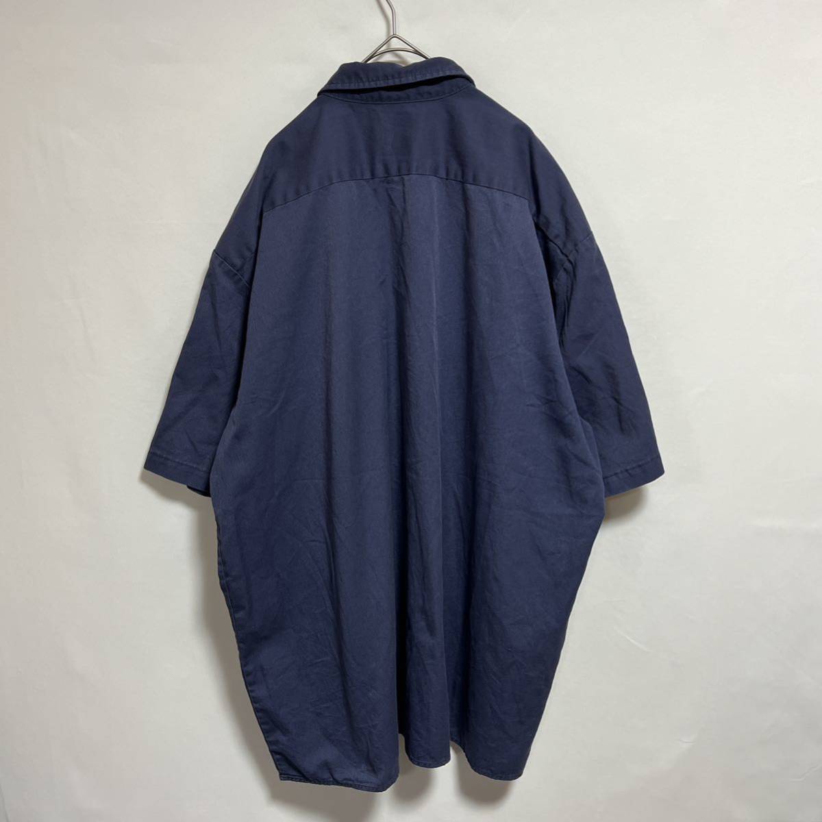 Dickies ディッキーズ　ワークシャツ 半袖シャツ ワンポイントロゴ　ビッグサイズ2XL オーバーサイズ_画像6