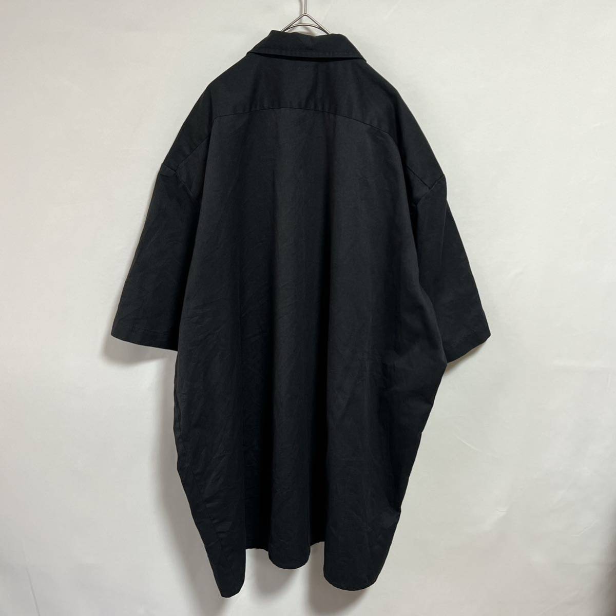 Dickies ディッキーズ　ワークシャツ 半袖シャツ ロゴ　ブラック　ビッグサイズ3XL オーバーサイズ_画像7