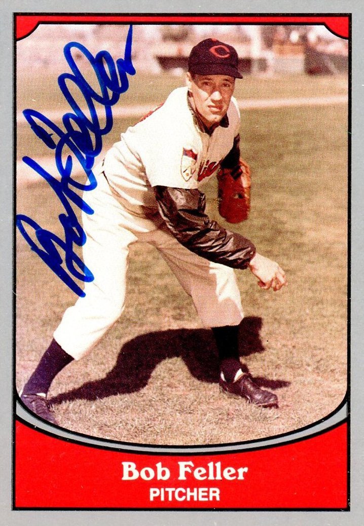 【CS】故・ボブ・フェラー 直筆 サイン 入り ベケット社 鑑定済み MLB 公式カード 1962年 MLB殿堂 インディアンズ 初の永久欠番_画像6