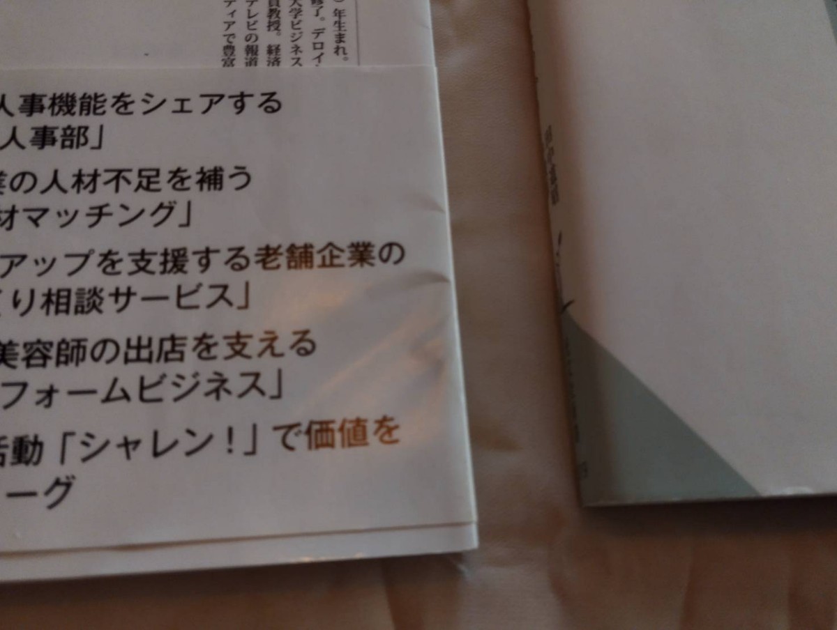 「脱、自前の日本成長戦略」、「なぜ女はメルカリに、男はヤフオクに惹かれるのか？」２冊