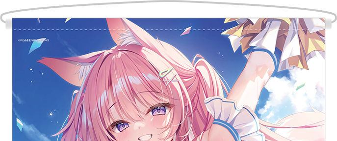 やたぬき圭 復刻 B2Wスエードタペストリー Underwears7 PINK LABEL(成年)【正規品未開封】YatanukiKey チアリーダー