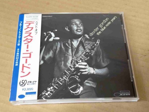 DEXTER GORDON The Blue Note Years CJ28-5038 1988 国内盤 CD 帯付 51873の画像1