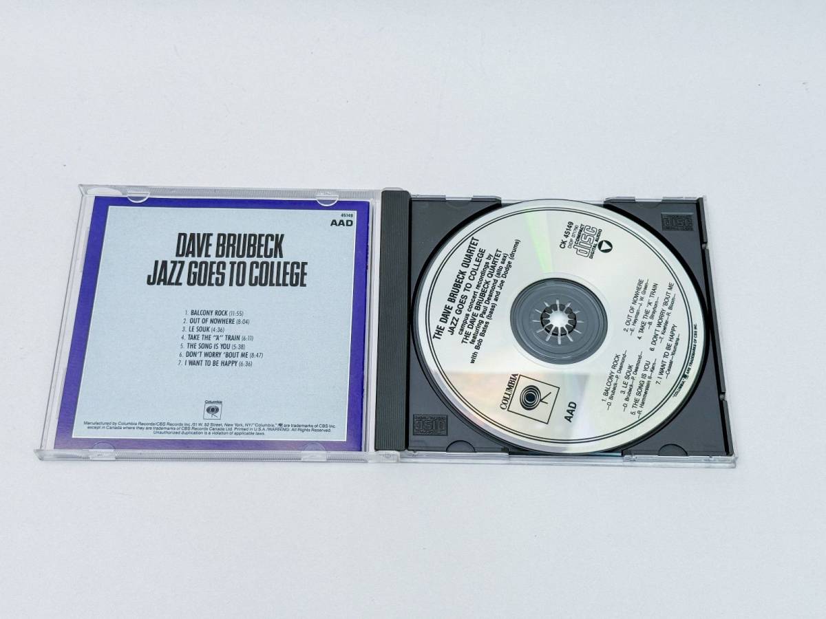 The Dave Brubeck Quartet Jazz Goes To College CD_画像3