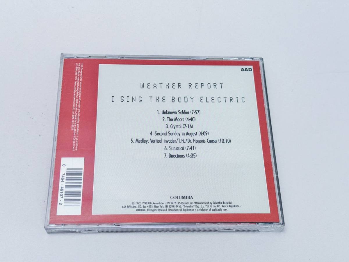 Weather Report I Sing the Body Electric CD_画像2