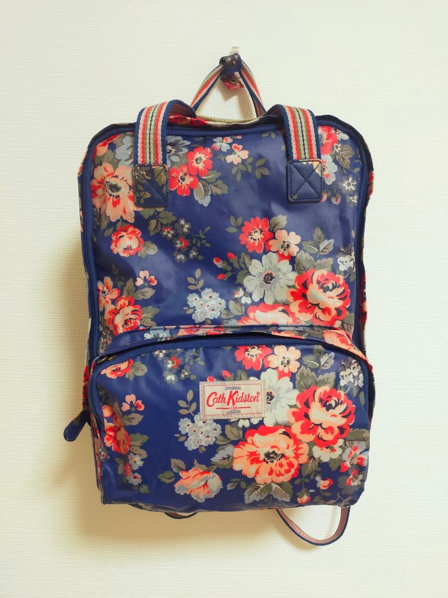 キャスキッドソンCath Kidstonリュックサック バッグペンブリッジローズブルー バックパック 花柄