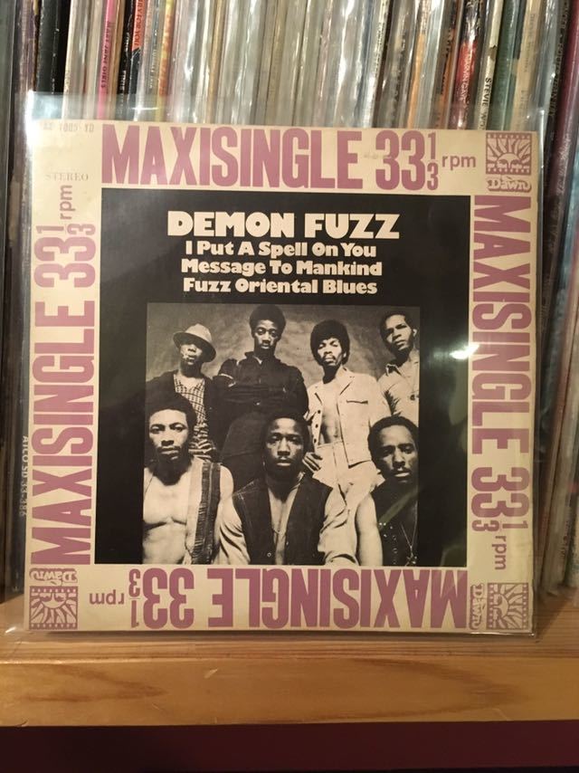 国内盤 EP afro soul jazz funk 45 DEMON FUZZ I put a spell on you // message to mankind // fuzz oriental blues DAWN_画像1