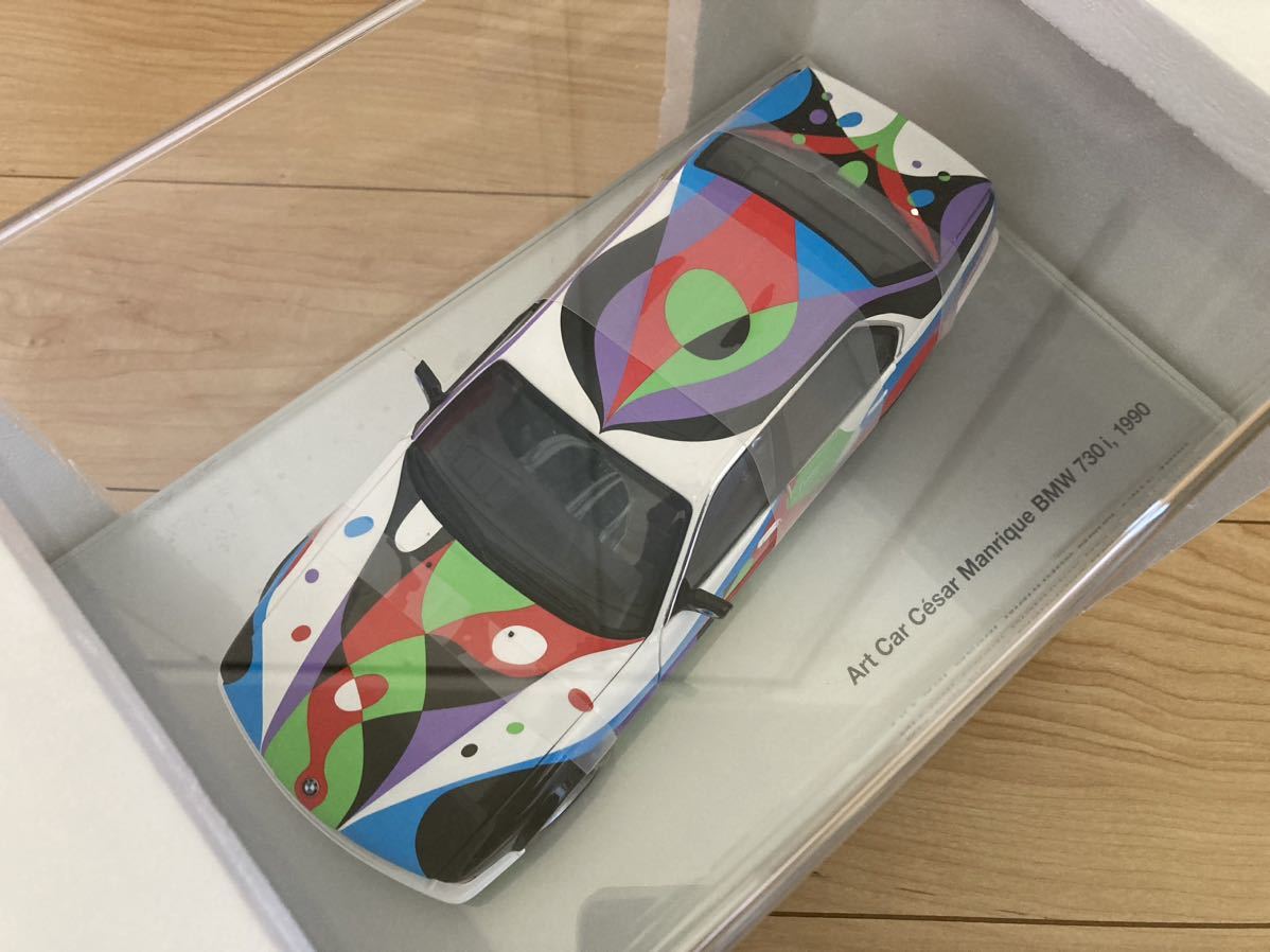 1/18 BMW E32 730i アートカーミュージアムエディション art car museum edition 未展示完品_画像3