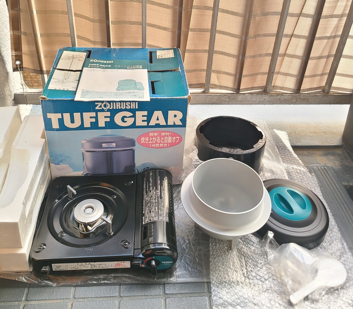 Yahoo!オークション - 【極美品】象印 カセットガス 炊飯器 GSB Yahoo!オークション - 【極美品】象印 カセットガス 炊飯器 GSB