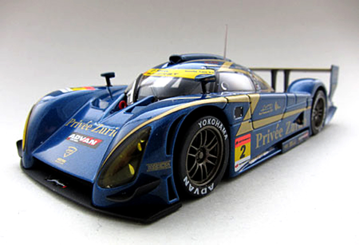 A★ EBBRO 1/43 ★ プリヴェ チューリッヒシデン 紫電 MC/RT-16 ムーンクラフト／Privee Zurich Shiden 2006 スーパーGT ★ 43821_サンプル画像