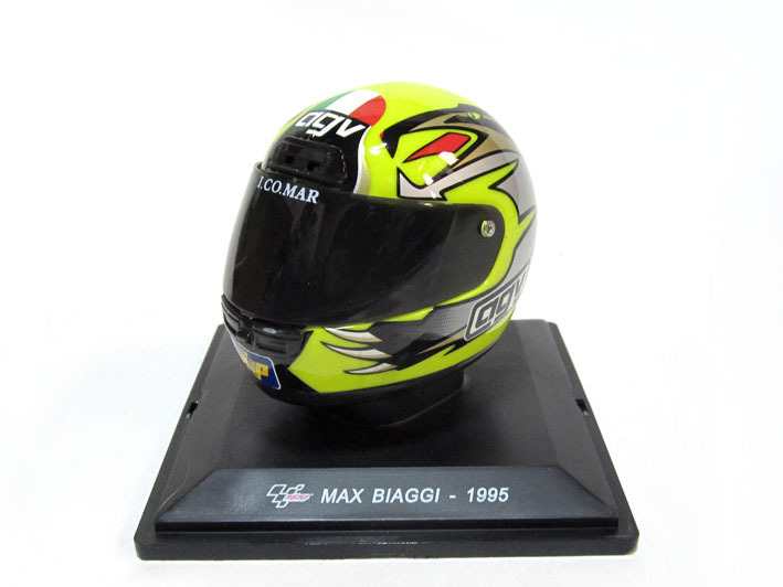 A* Max * Via ji1/5 agv helmet WGP 250cc 1995 world Champion * Aprilia/ Aprilia * defect 