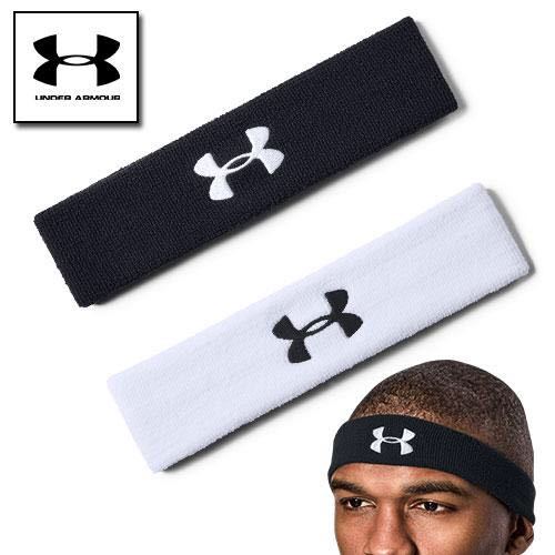 アンダーアーマー UNDER ARMOUR UA トレーニング パフォーマンス ヘッドバンド 1276990　ブラック_画像1