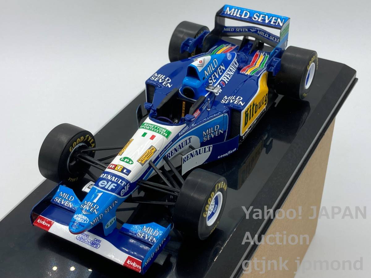 【5月末まで】 DeAGOSTINI 1/24 ベネトン ルノー B195 #1 M.シューマッハ Benetton MILD SEVEN加工 ビッグスケール F1 コレクションの画像1