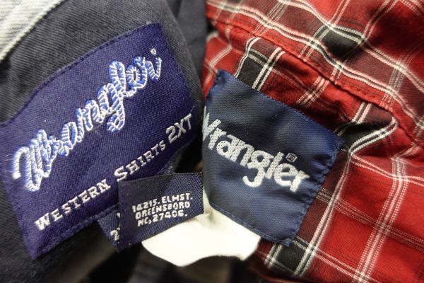 LSH-WST3 ラングラー Wrangler ウエスタンシャツ 長袖シャツ スナップボタン￥1～ビンテージUS古着卸セット業者まとめ売り_画像2