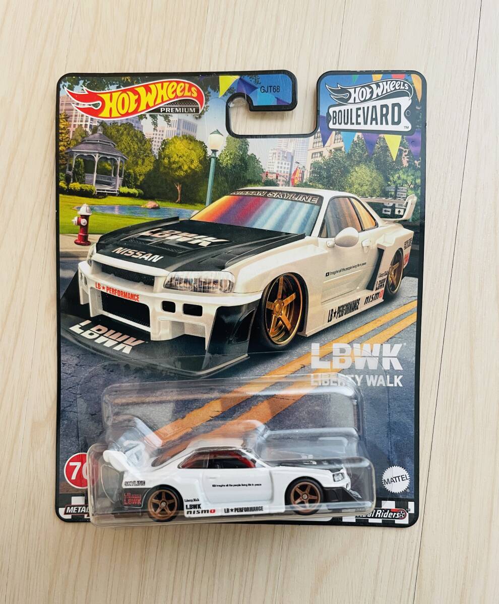 ブールバード LB-ER34 スカイライン シルエット Hotwheels SKYLINE NISSAN LBWK リバティーウォーク GT-R R34の画像1