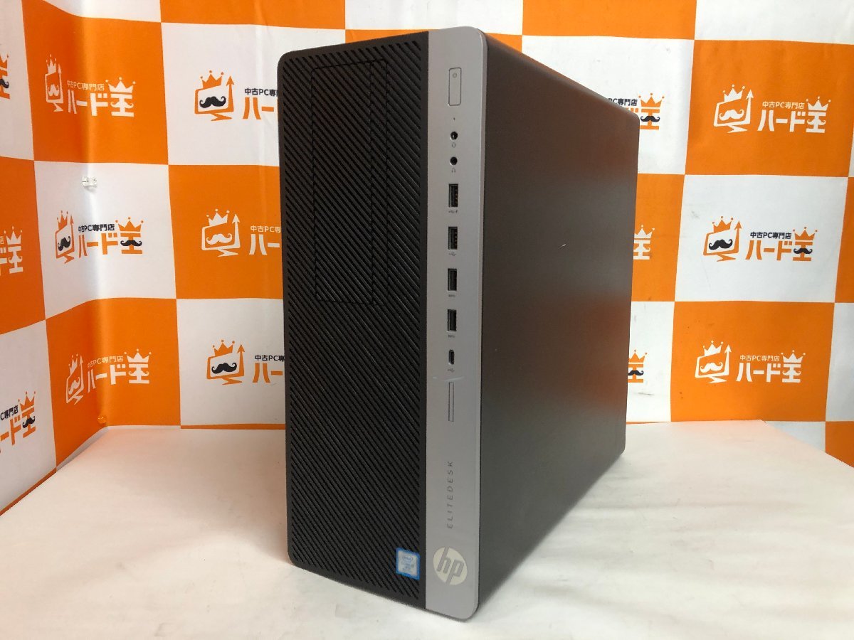 【ハード王】1円～/HP EliteDesk800G4TWR/Corei7-8700/8GB/ストレージ無/9019-J_画像1