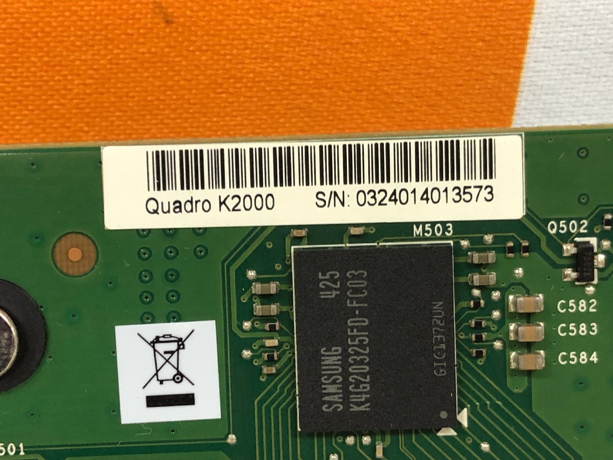 【ハード王】1円～/NVIDIA グラフィックボード Quadro K2000/8973-G13_画像8