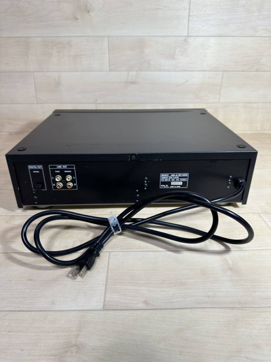 【ジャンク品】SONY CDP-X33ES CDプレーヤー_画像7