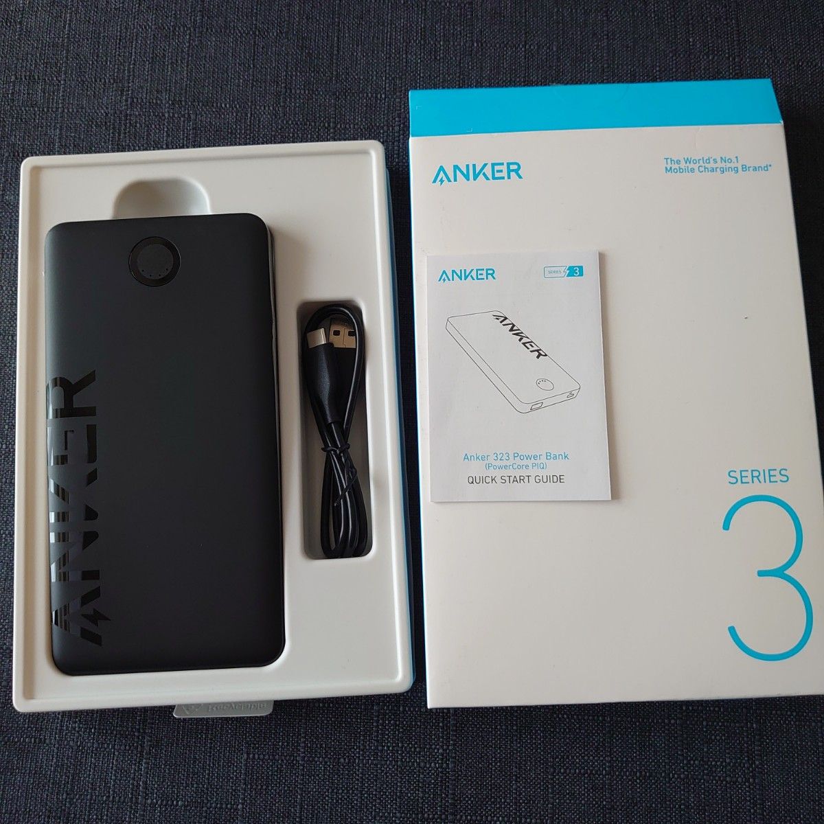 未使用 美品 Anker 323 Power Bank アンカー モバイルバッテリー 箱入 未使用 美品 Anker 323 Power Bank アンカー モバイルバッテリー 箱入