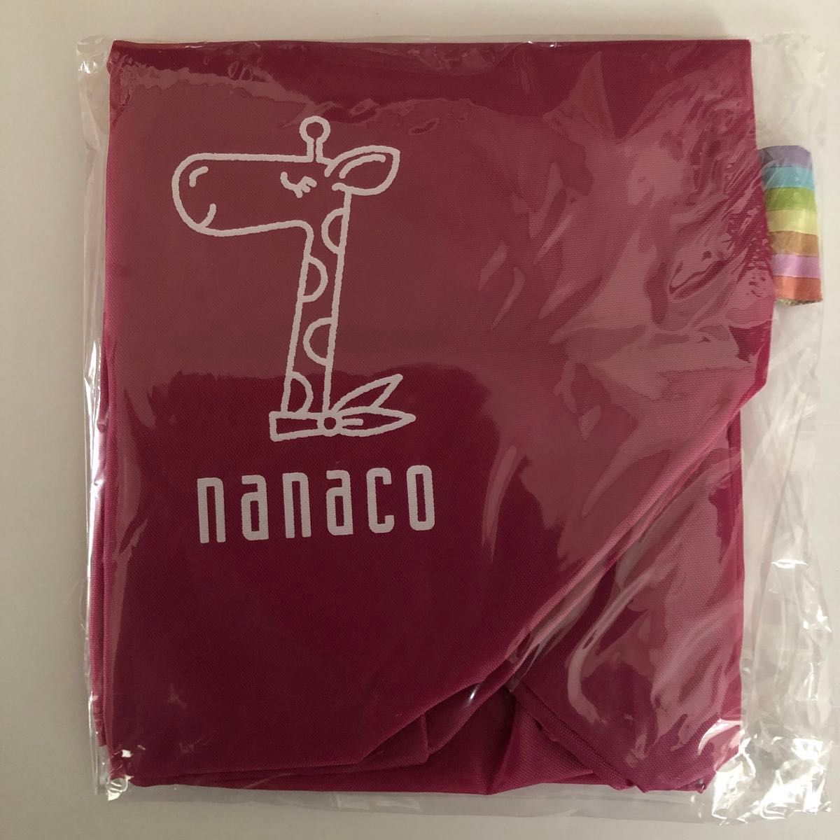 nanaco エコバッグ　ピンク　　非売品