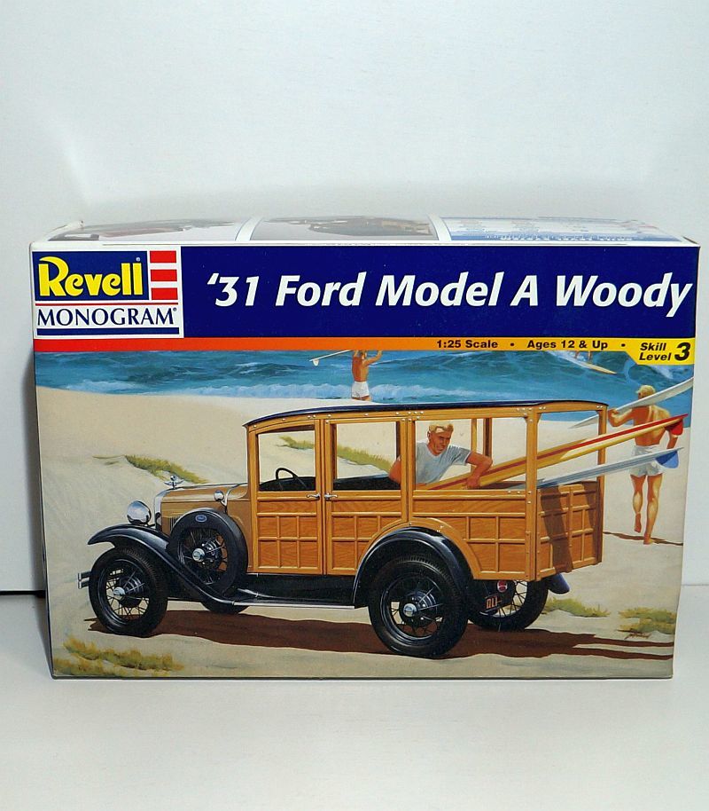 Revell MONOGRAM 1/25 Ford Model A Woody レベルモノグラム フォード モデルA ウッディー アメ車 カスタム クラッシックカー プラモデル_画像1