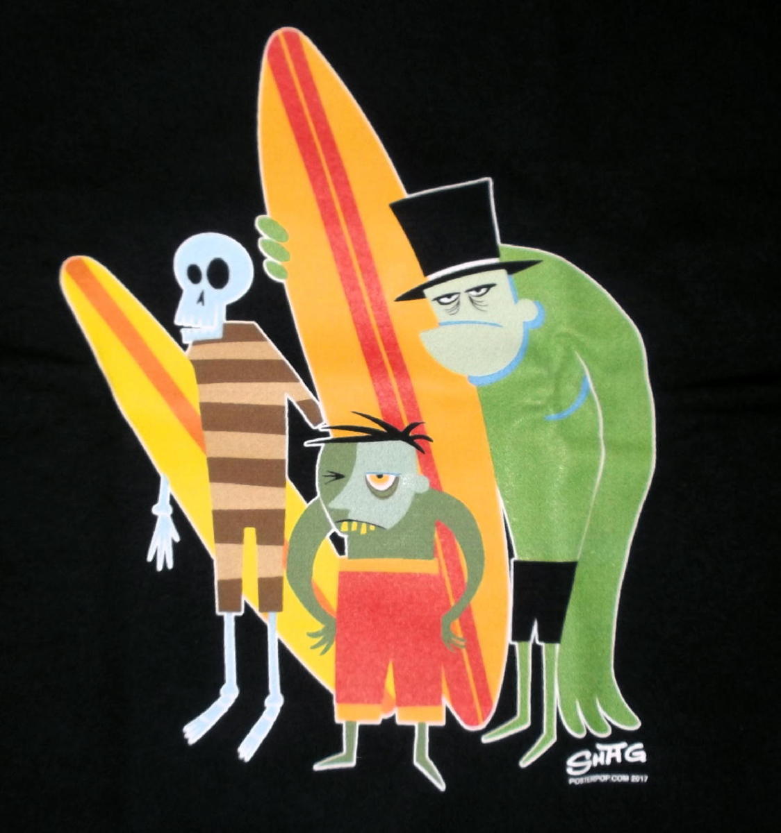 ★シャグ Tシャツ SHAG Beach Bunch - M 新品,正規品 surf monster hot rod tiki サーフ_画像2