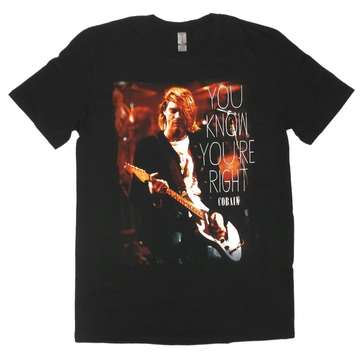 ★カート コバーン Tシャツ Kurt Cobain You Know You're Right - M 正規品 NIRVANA ロックTシャツ ニルヴァーナ_画像1