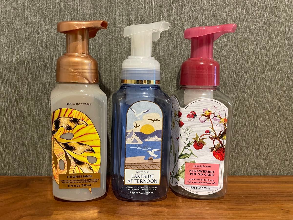 【BATH & BODY WORKS】空容器 ハンドソープ泡タイプ3本セット