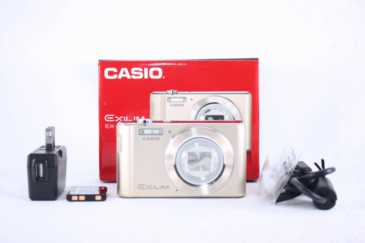 ★極上美品★カシオ CASIO EXILIM EX-ZS190 ★元箱付き★#F126_画像1