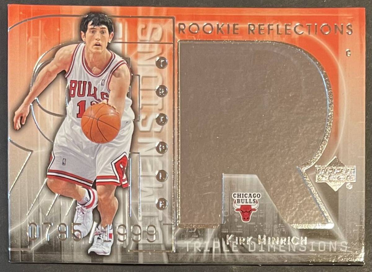 Kirk Hinrich 2003-04 UD Rookie Refrections RC /1999 Rookie Card ルーキーカードBulls ブルズ NBA_画像1